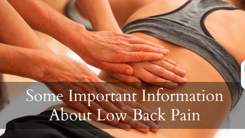 Some Important Information About Low Back Pain